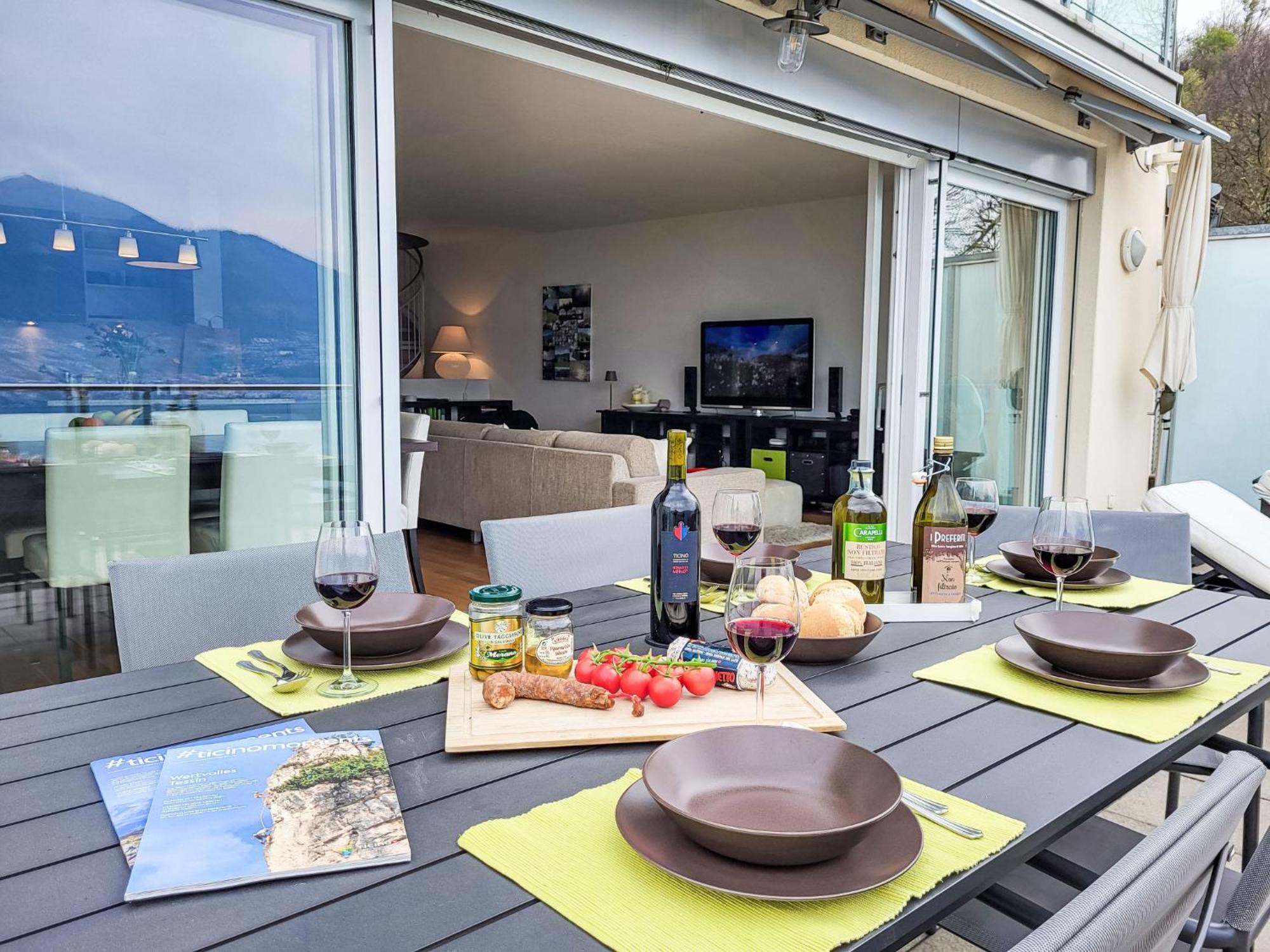 Apartment Vista Lago Maggiore 1-Floor Left By Interhome Gambarogno Εξωτερικό φωτογραφία