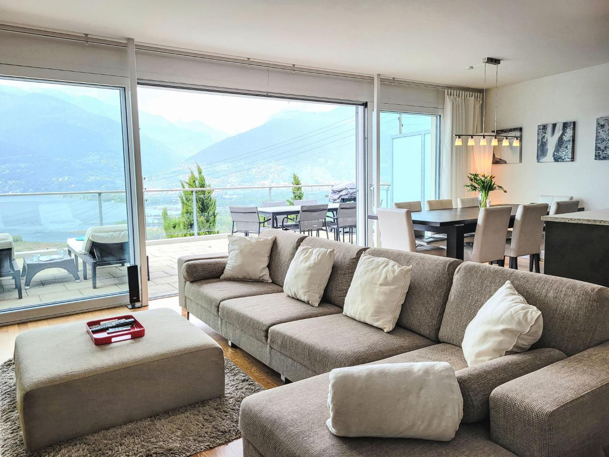 Apartment Vista Lago Maggiore 1-Floor Left By Interhome Gambarogno Εξωτερικό φωτογραφία