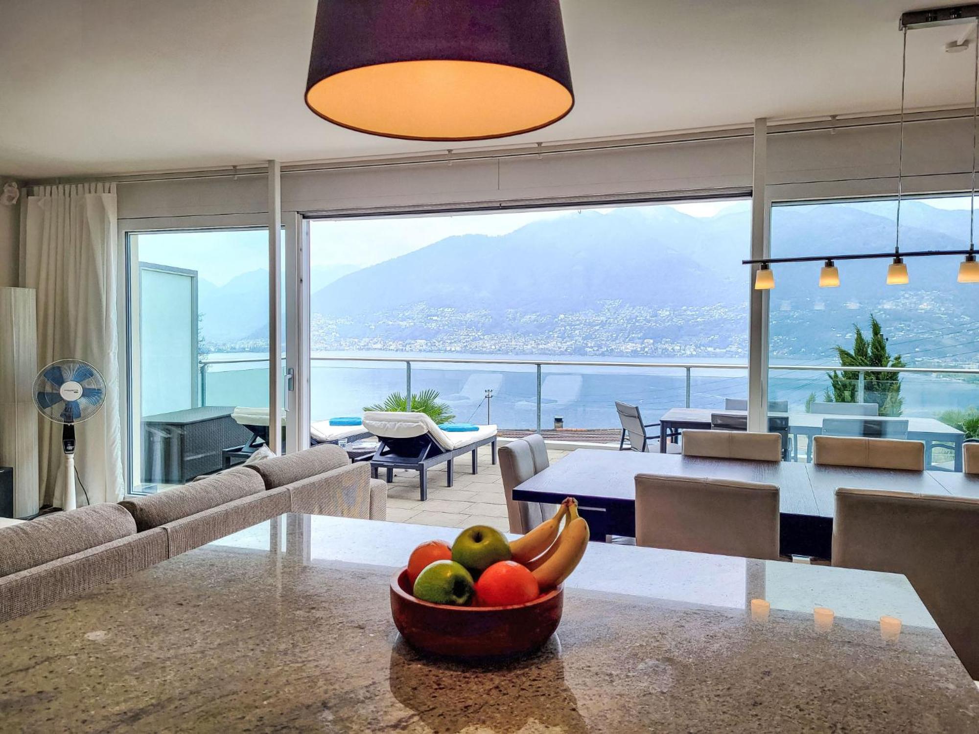 Apartment Vista Lago Maggiore 1-Floor Left By Interhome Gambarogno Εξωτερικό φωτογραφία