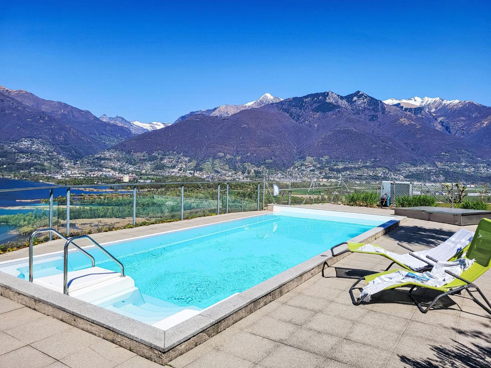 Apartment Vista Lago Maggiore 1-Floor Left By Interhome Gambarogno Εξωτερικό φωτογραφία
